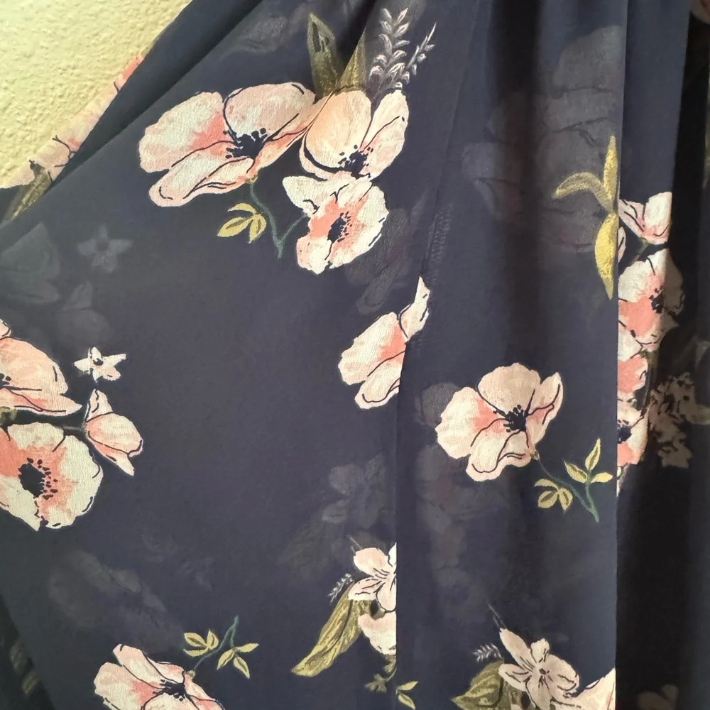 Abercrombie & Fitch Floral‎ Dress Wedding Guest vacation Spring Flowy Femme